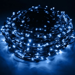 LED Клип-лайт NEW синий для подсветки деревьев с эффектом мерцания, растояние м/д светодиодами 15см