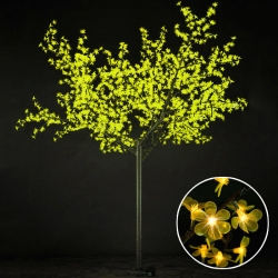 Светодиодное дерево вишня 2.5х2.0 м, желтое