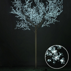 Светодиодное дерево вишня 3.6х3.0 м, белое