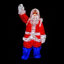 Светодиодная объемная фигура Дед Мороз 210 см.